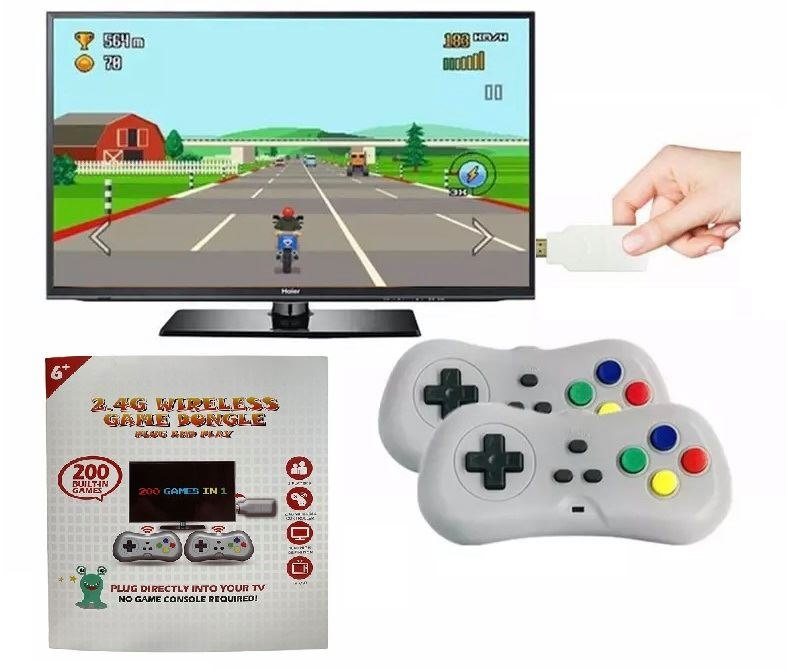 Gra Telewizyjna Konsola Bezprzewodowa HDMI Pegazus 2 Pady Gra Telewizyjna Konsola Bezprzewodowa HDMI Pegazus 2 Pady