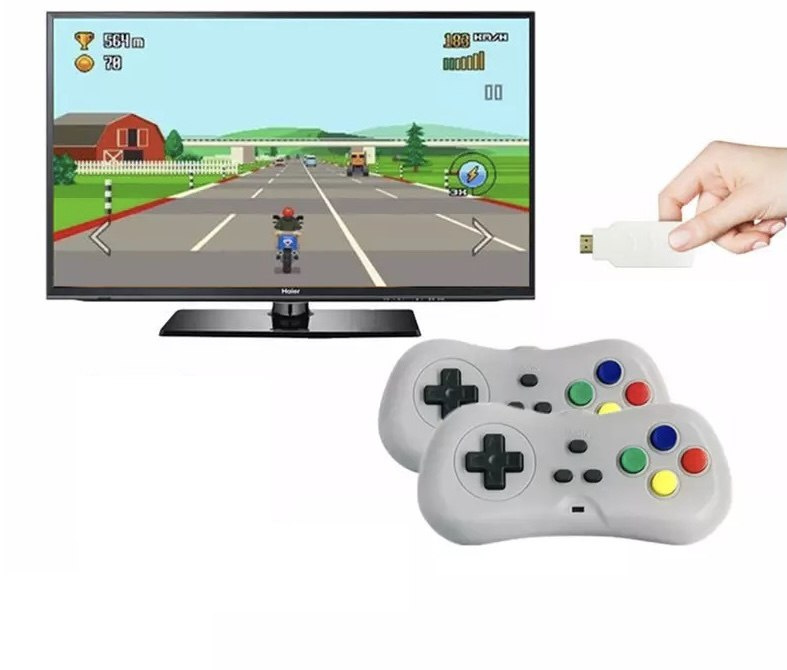 Gra Telewizyjna Konsola Bezprzewodowa HDMI Pegazus 2 Pady Gra Telewizyjna Konsola Bezprzewodowa HDMI Pegazus 2 Pady