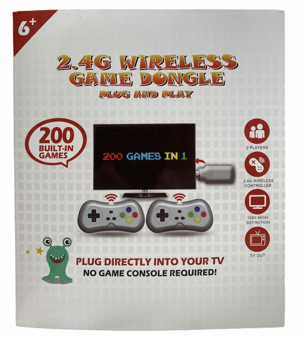 Gra Telewizyjna Konsola Bezprzewodowa HDMI Pegazus 2 Pady Gra Telewizyjna Konsola Bezprzewodowa HDMI Pegazus 2 Pady