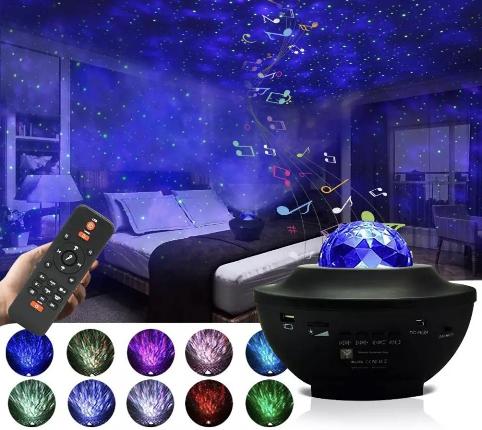 Projektor Gwiazd Dla Dzieci Lampka Nocna LED 360 Projektor Gwiazd Dla Dzieci Lampka Nocna LED 360