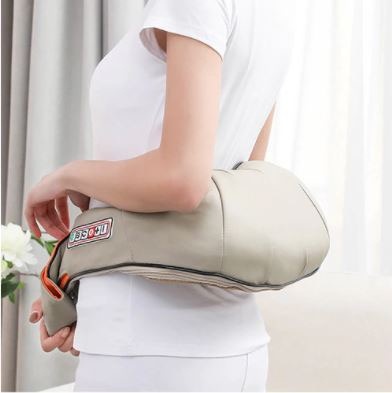 Masażer Karku Shiatsu do Pleców Ciała Szyi Podgrzewany Mocny i Wytrzymały