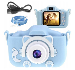 Aparat Cyfrowy dla Dzieci Kamera X5 HD KOT Wideo Fotograficzny BEZ KARTY
