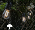 Girlanda Ogrodowa Zewnętrzna Świetlna 20 metrów + 20 Żarówek IP44 Lampki na Taras Ogród Balkon