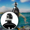 MASKA PEŁNOTWARZOWA L/XL DO NURKOWANIA SKŁADANA do Snorkeling Pływania Czarna MASKA PEŁNOTWARZOWA L/XL DO NURKOWANIA SKŁADANA do Snorkeling Pływania Czarna