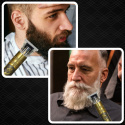 Maszynka do Strzyżenia Brody Włosów Ciała Trymer Barber GOLD Wielofunkcyjna