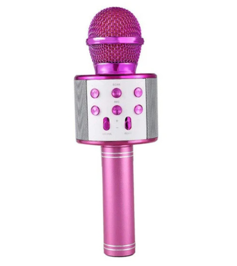 Mikrofon Karaoke Bluetooth RGB Dla Dzieci i Dorosłych