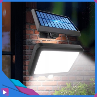 Lampa Solarna z Czujnikiem Ruchu 120 LED ASATO® - Oddzielny Panel z Kablem 480cm - Pilot - 800lm IP64