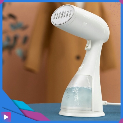 Parownica Ręczna 1500W 3 Tryby Regulacji Pary Zbiornik 300ml Podróżna Żelazko Parowe ASATO®