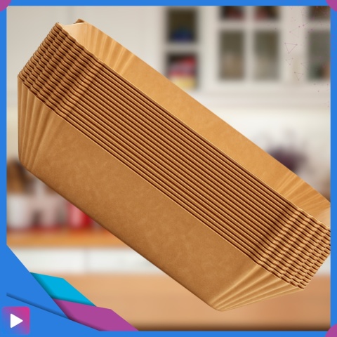 Wkładki Pergaminowe do Air Fryera 20x20x4 cm 100 szt. Foremki Papierowe do Frytkownicy Beztłuszczowej ASATO® Wkładki Pergaminowe do Air Fryera 20x20x4 cm 100 szt. Foremki Papierowe do Frytkownicy Beztłuszczowej ASATO®