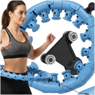 Hula Hop Odchudzające z Obciążeniem i Masażer z Wypustkami FIT