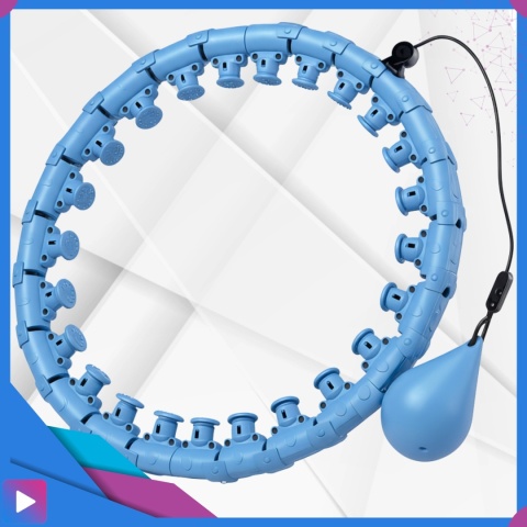 Hula Hop Odchudzające z Obciążeniem i Masażer z Wypustkami FIT