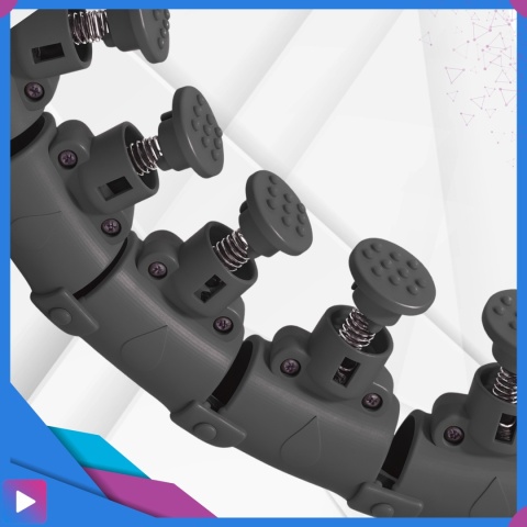 Hula Hop Odchudzające z Obciążeniem i Masażer z Wypustkami FIT