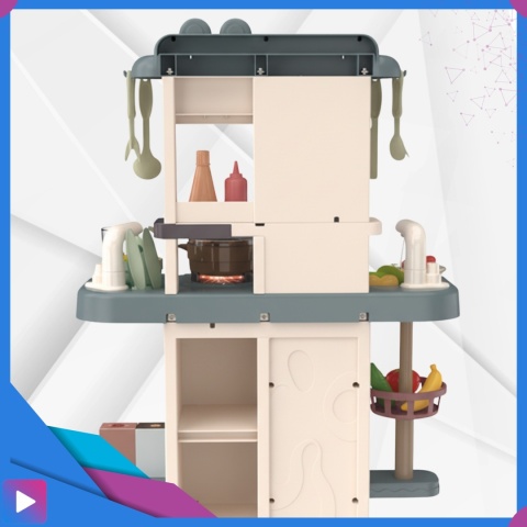 Kuchnia Dla Dzieci Interaktywna Efekty Para Kran 42 Elementy Zestaw Edukacyjny ASATO®