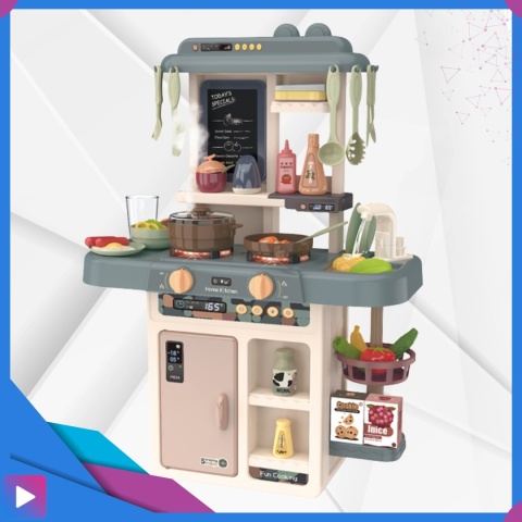 Kuchnia Dla Dzieci Interaktywna Efekty Para Kran 42 Elementy Zestaw Edukacyjny ASATO®