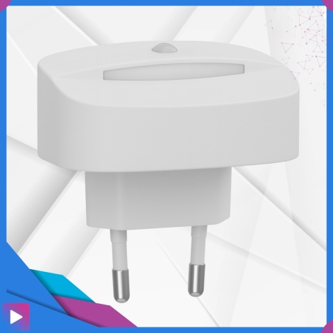 Lampka Nocna LED do Kontaktu z Czujnikiem Ruchu Ciepła Barwa Regulacja Jasności ASATO®