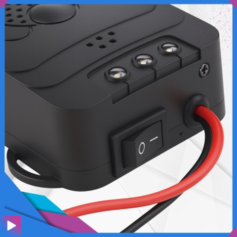 Samochodowy Odstraszacz Gryzoni Kuny Ultradźwiękowy Auto Buzzer LED z Błyskiem 12V ASATO®