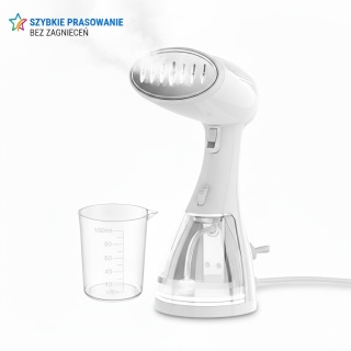 Parownica Ręczna 1500W 3 Tryby Regulacji Pary Zbiornik 300ml Podróżna Żelazko Parowe ASATO®
