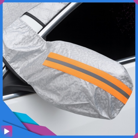 Mata Antyszronowa na Szybę z Osłonami Lusterek Magnesy Osłona Mata Całoroczna Zima/Lato ASATO®