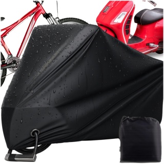 Pokrowiec na Rower Motor Skuter Wodoodporny na Balkon Oxford 200x110 Czarny