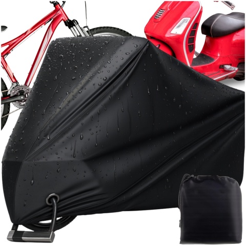 Pokrowiec na Rower Motor Skuter Wodoodporny na Balkon Oxford 200x110 Czarny