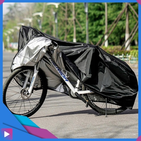 Pokrowiec na Rower Motor Skuter Wodoodporny na Balkon Oxford 200x110 Czarny