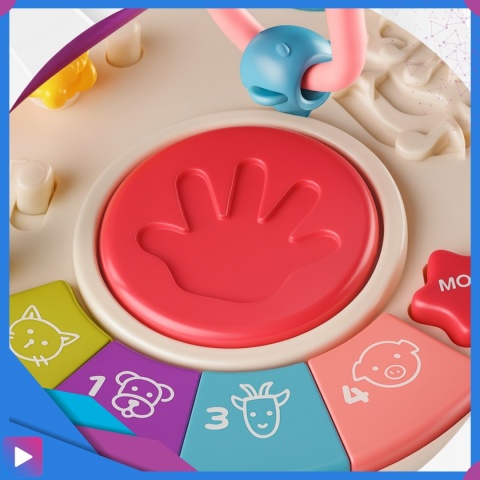 Multikostka Interaktywna 7w1 dla Dzieci Edukacyjna Muzyczna LED Sorter Pianinko ASATO®