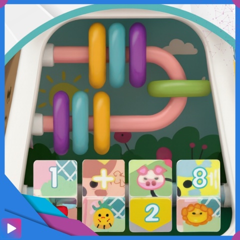 Multikostka Interaktywna 7w1 dla Dzieci Edukacyjna Muzyczna LED Sorter Pianinko ASATO®