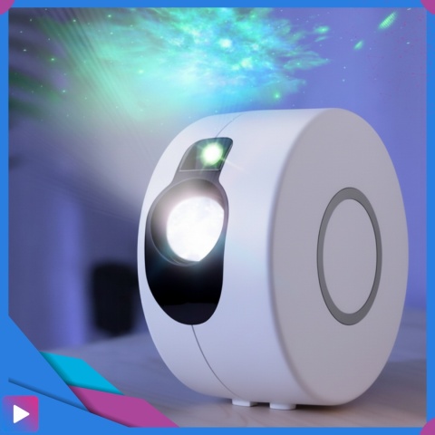 Projektor Gwiazd 3D Kosmos Lampka Nocna LED Mgławica Pilot Laser ASATO®