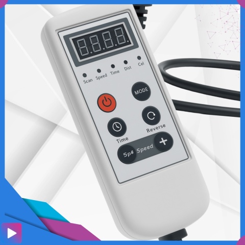 Rotor Elektryczny Rehabilitacyjny do Ćwiczeń Rąk i Nóg 2w1 Pilot Wyświetlacz LCD 12 Prędkości Rehabilitacja ASATO®