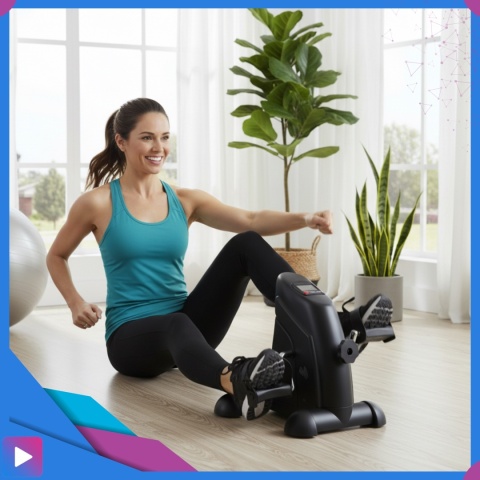 Rotor Rowerek Rehabilitacyjny 2w1 Mechaniczny do Ćwiczeń Rąk i Nóg z Wyświetlaczem LCD Dla Seniora Do Rehabilitacji ASATO®