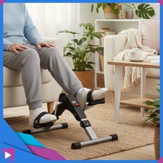 Rotor Rowerek Rehabilitacyjny Treningowy 2w1 Składany do Ćwiczeń Nóg i Rąk z Licznikiem LCD Dla Seniora ASATO®