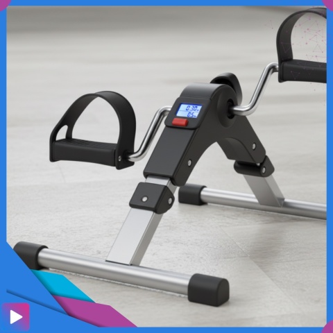 Rotor Rowerek Rehabilitacyjny Treningowy 2w1 Składany do Ćwiczeń Nóg i Rąk z Licznikiem LCD Dla Seniora ASATO®
