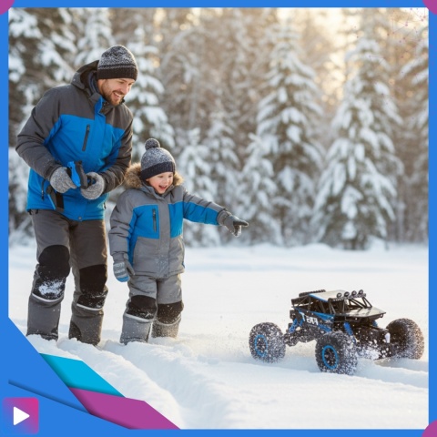 Samochód Zdalnie Sterowany Dla Dzieci Auto Terenowe Pilot Amortyzatory RC Autko ASATO®