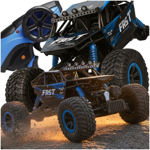 Samochód Zdalnie Sterowany Dla Dzieci Auto Terenowe Pilot Amortyzatory RC Autko ASATO®