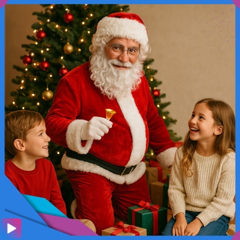 Strój Świętego Św. Mikołaja 14 elementów Santa Claus Premium Gwiazdor