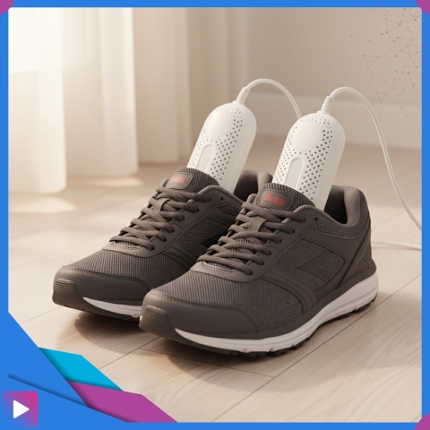 Suszarka Ozonowa do Butów Rękawic Kasków Dezynfekcja Cicha Praca Energooszczędna Kompaktowa ASATO®