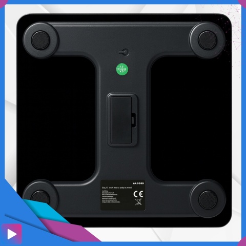 Inteligentna Waga Łazienkowa Elektroniczna Bluetooth Analityczna 32w1 z Aplikacją i Pomiarem Tłuszczu ASATO®