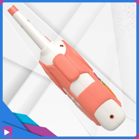 Walkie-Talkie Dla Dzieci 300 m Zasięgu Latarka Krótkofalówki Bezprzewodowe Łoki Toki ASATO®