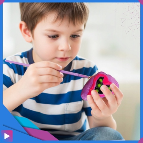 Zestaw do Malowania Kamieni Świecących w Ciemności z Farbkami i Ozdobami Kreatywny Prezent Dla Dzieci ASATO®