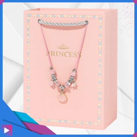 Zestaw do Robienia Bransoletek Naszyjników Biżuterii Dla Dziewczynek z Charmsami Etui 66 Elementów Prezent ASATO®