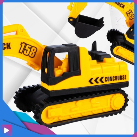 Piasek Kinetyczny Plac Budowy Zestaw 750 g Koparka Dźwigi Dla Dzieci ASATO®