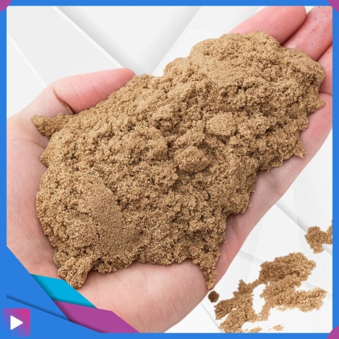 Piasek Kinetyczny Plac Budowy Zestaw 750 g Koparka Dźwigi Dla Dzieci ASATO®