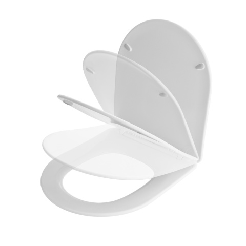 Deska Sedesowa Wolnoopadająca 1046 Biała Duroplast Uniwersalna Klapa WC Twarda