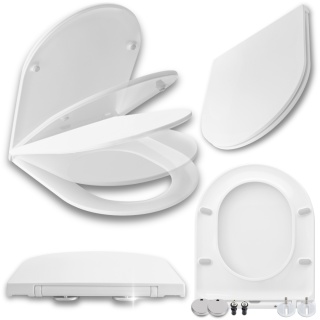 Deska Sedesowa Wolnoopadająca 163 Duroplast Uniwersalna Klapa WC Twarda