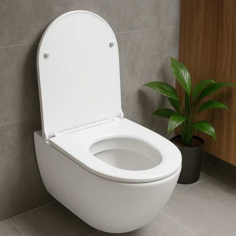 Deska Sedesowa Wolnoopadająca 163 Duroplast Uniwersalna Klapa WC Twarda