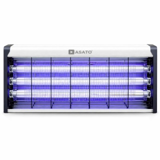 Duża Lampa Owadobójcza UV 10W ASATO® — Komary, Muchy, Ćmy, Meszki | Zasięg 100 m² | Do Wnętrz i Ogrodu | Bez Chemii