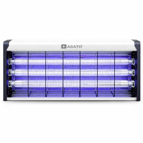 Duża Lampa Owadobójcza UV 10W ASATO® — Komary, Muchy, Ćmy, Meszki | Zasięg 100 m² | Do Wnętrz i Ogrodu | Bez Chemii