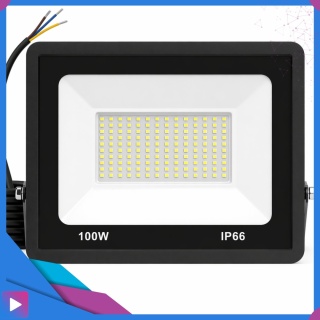 Halogen Naświetlacz LED 100W IP66 4000K ASATO® Zewnętrzny Lampa Robocza Na Elewację Garaż Warsztat