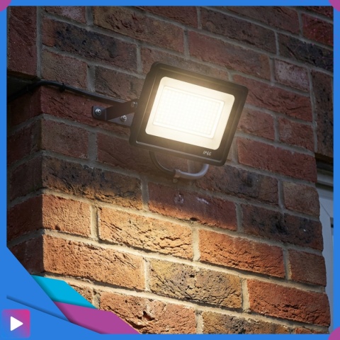 Halogen Naświetlacz LED 150W 6500K IP66 ASATO® Zewnętrzny Lampa Robocza Na Elewację Garaż Warsztat