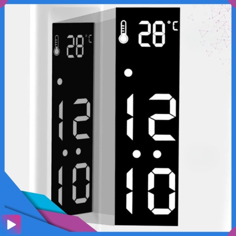 Lampka Biurkowa LED 6w1 Wyświetlacz Zegar Organizer Podwójne Ramiona i USB ASATO®